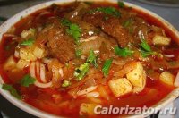 Лагман по-русски в мультиварке