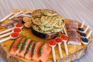 «Мастер-класс»: Праздничная сервировка холодных закусок Фото: Ксения Зимина