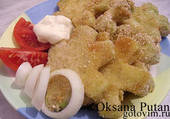 Кабачки в сухарях