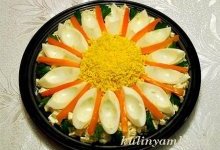 Украшение салата яйцами Как украсить салат яйцами