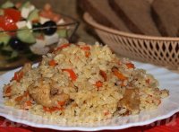 Плов в мультиварке-скороварке из курицы Плов в мультиварке-скороварке из курицы